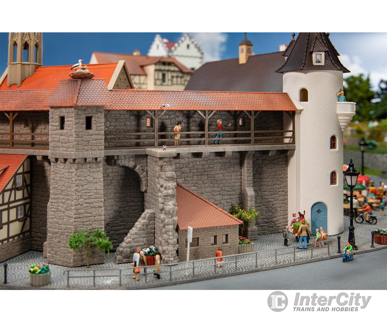 Faller 191790 Ho Old Town Wall With Extension Structures