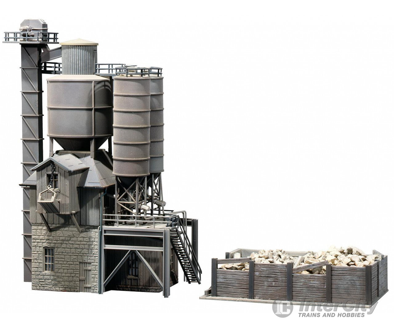 Faller 191816 Ho Old Concrete Mixing Plant Structures