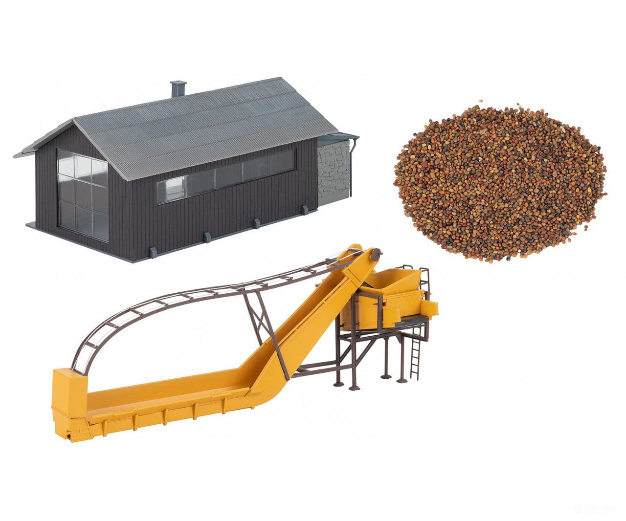 Faller 191841 HO Storage shed with conveyor belt - Structures