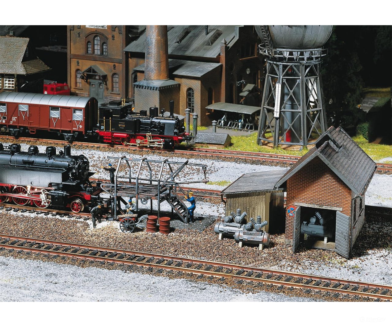 Faller 222138 N Water Standpipe Loading Gauge Locomotive Tube Cleaner Structures