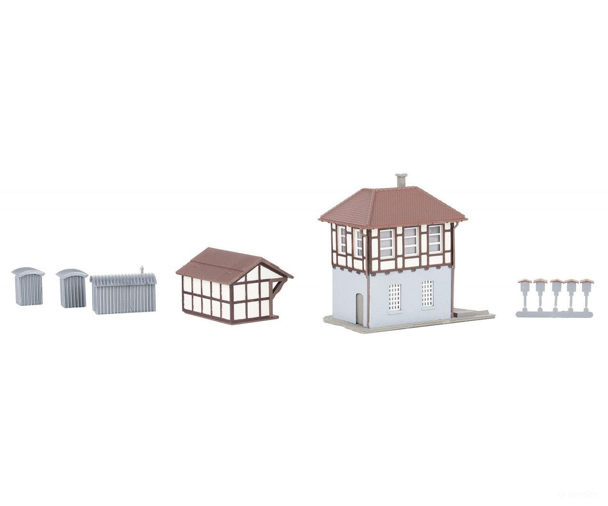 Faller 222239 N Block point with track decoration - Structures