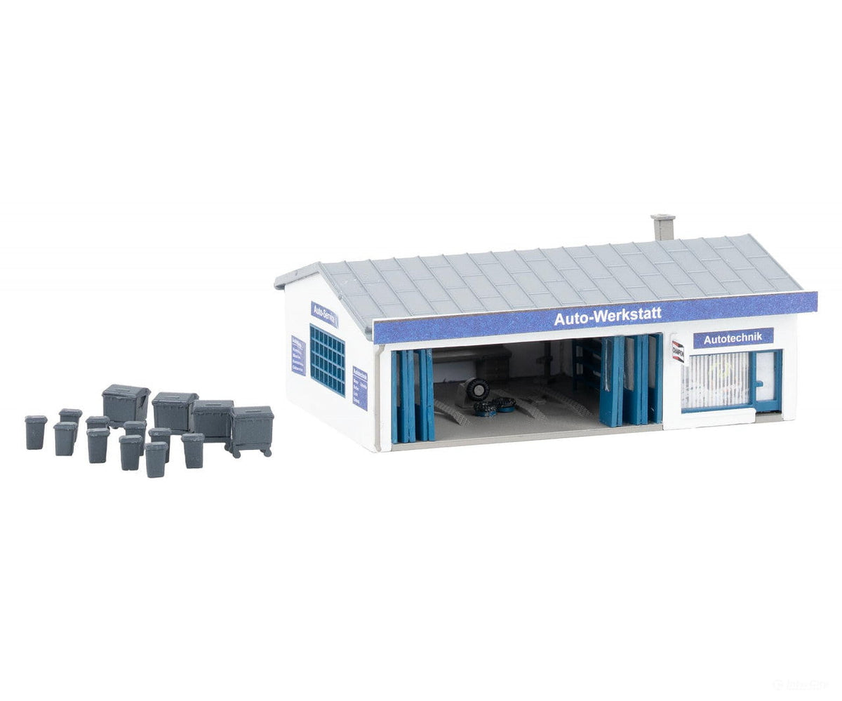 Faller 222270 N Car workshop with accessories - Structures