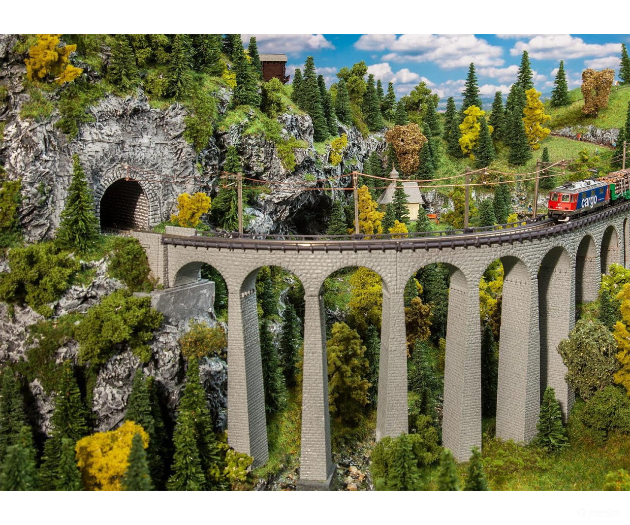 Faller 222596 N Landwasser Viaduct-Set Structures