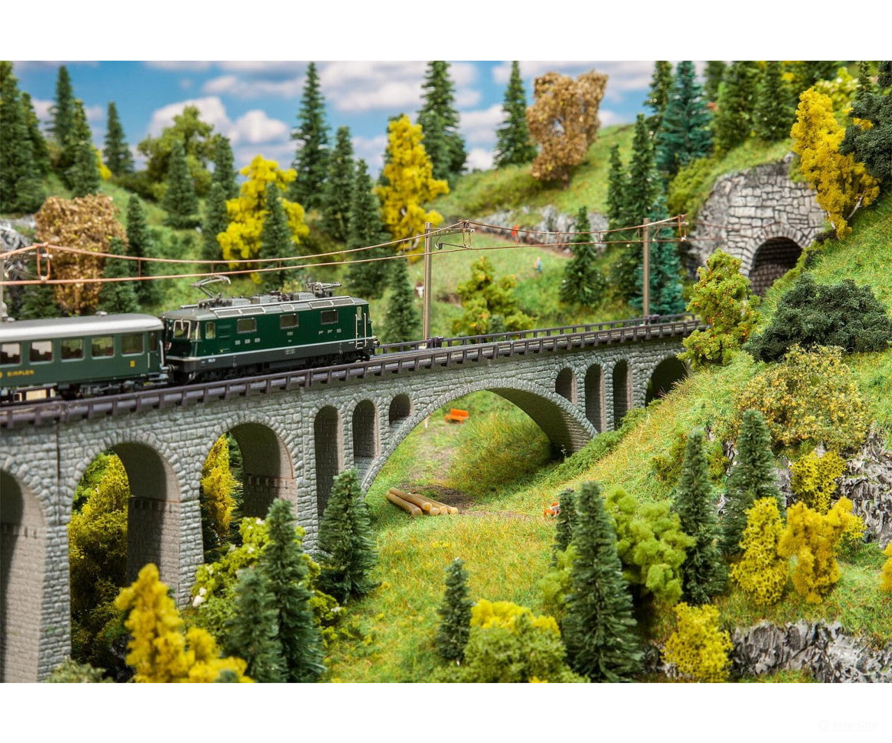 Faller 222597 N Val Tuoi Viaduct-Set Structures