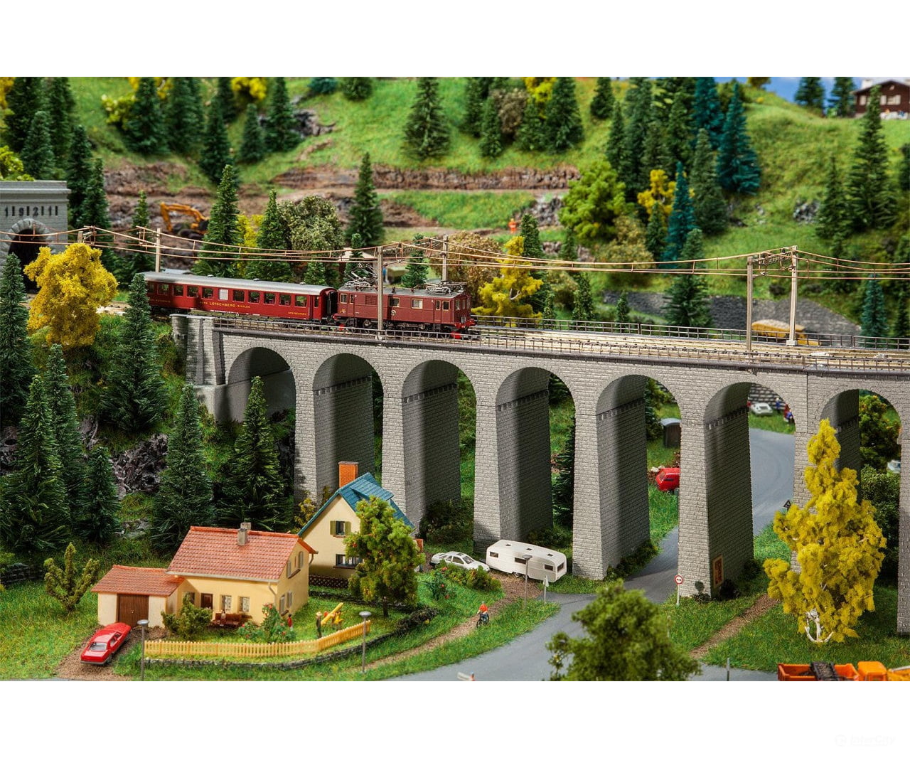 Faller 222599 N Viaduct Set Two-Track Straight Structures