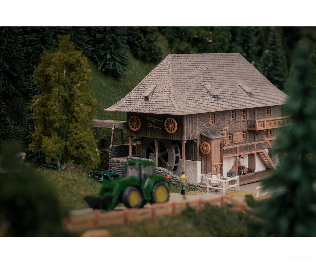 Faller 232012 N Öhlermill with figure Anniversary model - Structures