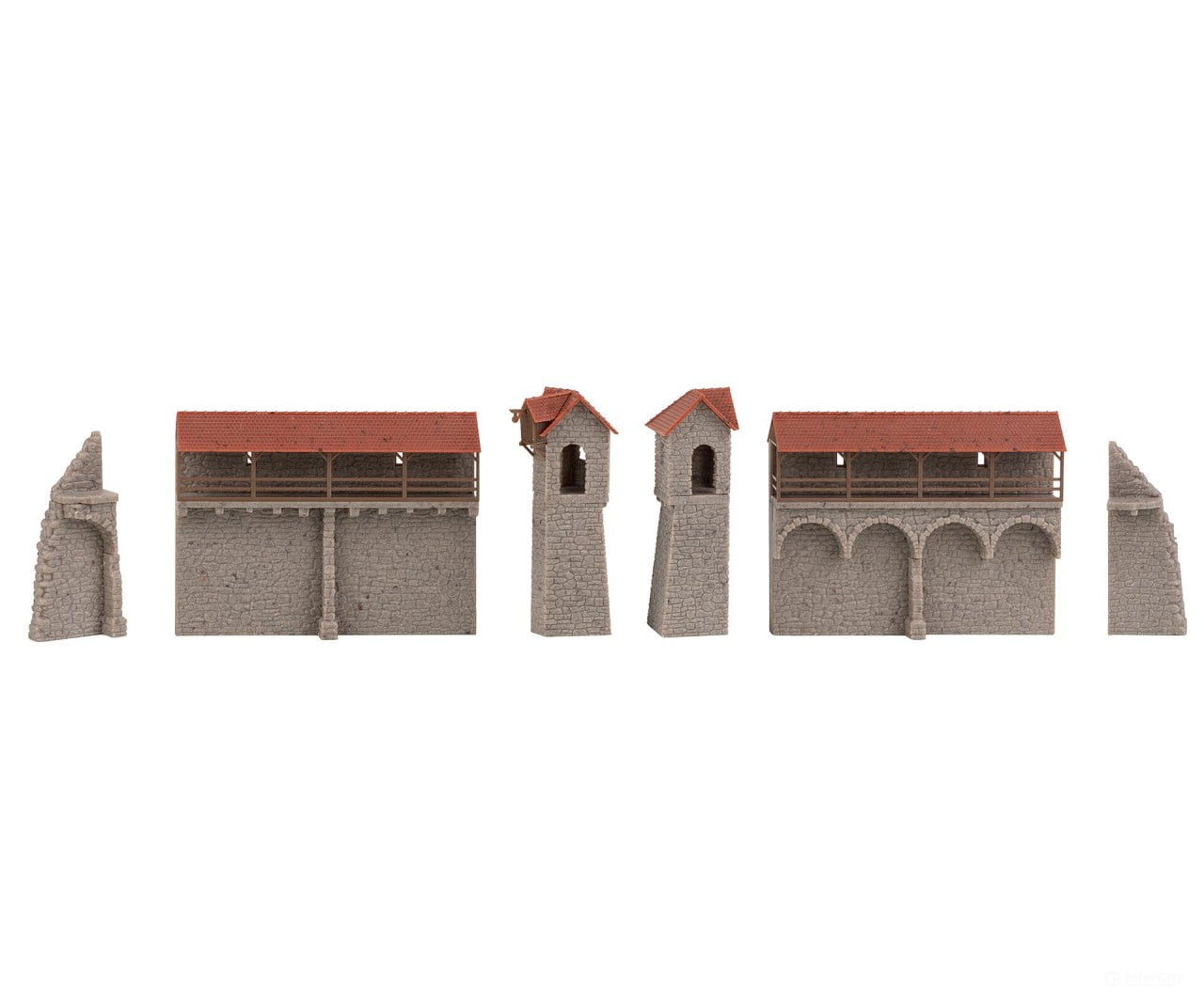 Faller 232170 N Old Town Wall Set Structures