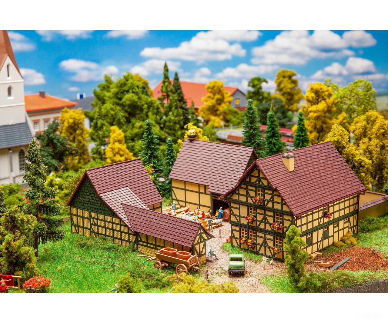 Faller 232188 N Vine-Growing Estate With Vinegrower’s Taverne Structures