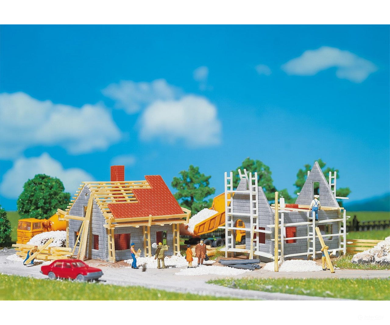 Faller 232223 N 2 Houses Under Construction Structures
