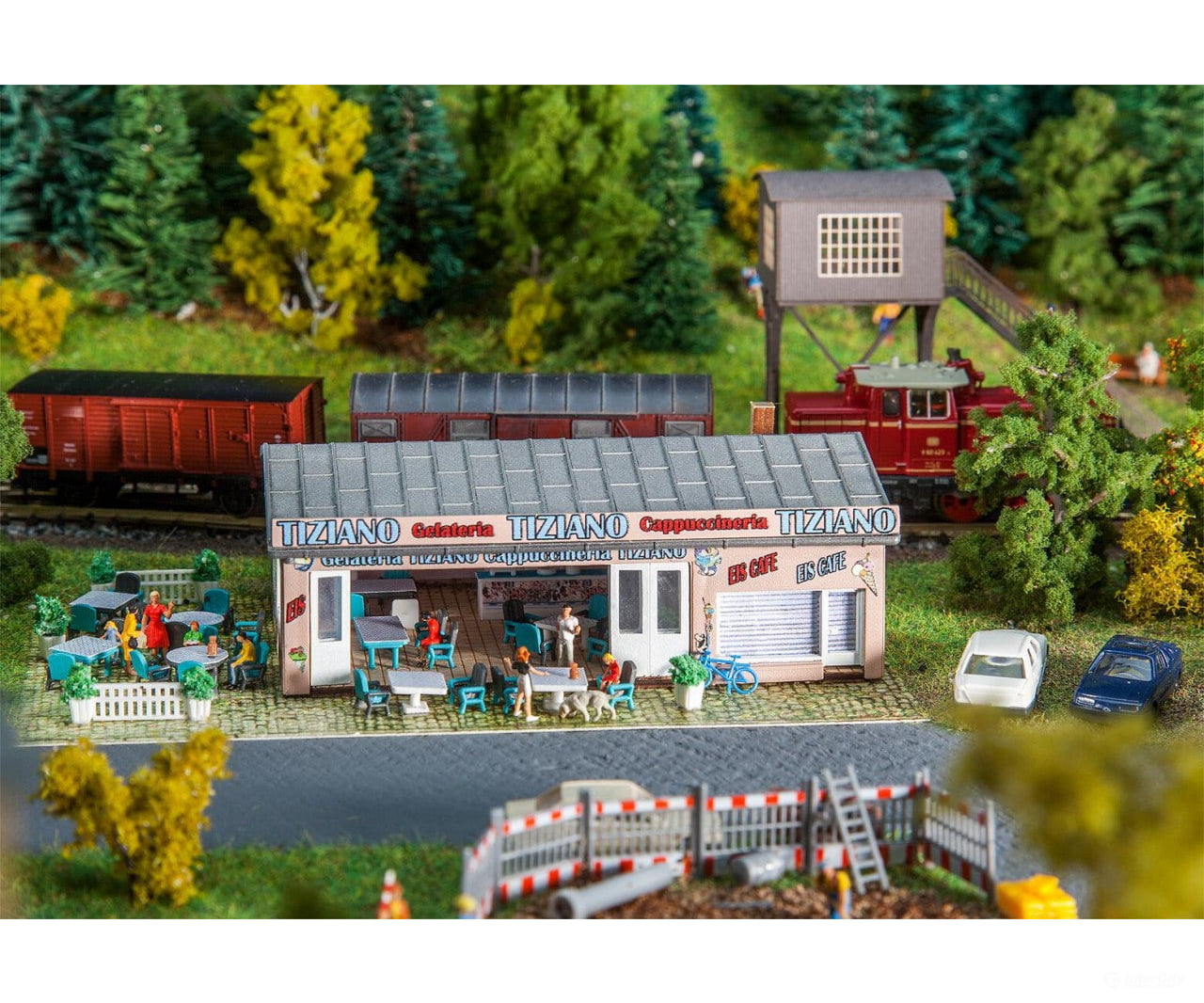 Faller 232327 N Tiziano Ice-Cream Parlour Structures