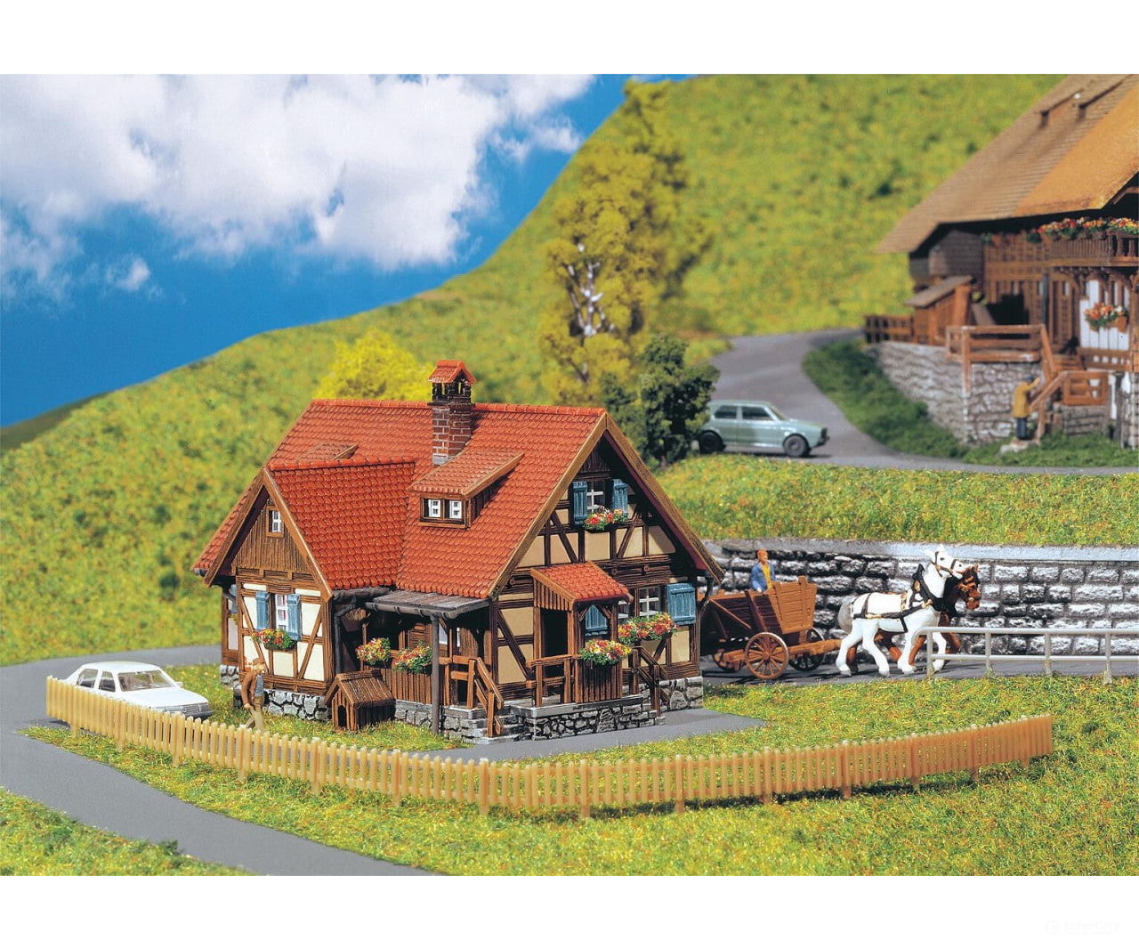 Faller 232340 N Rural Half-Timbered House Structures