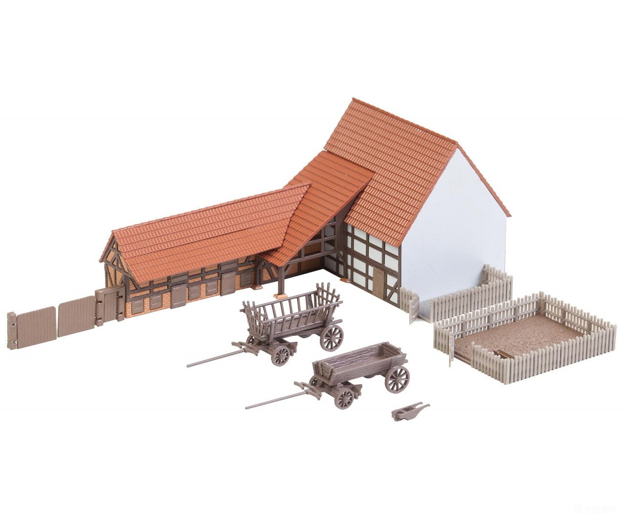 Faller 232371 N Agricultural Building With Accessories Structures