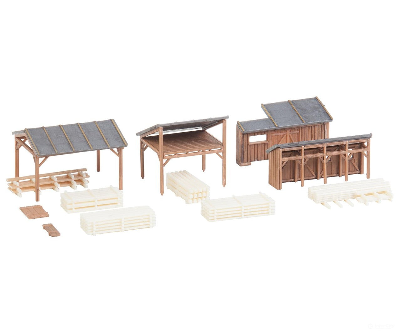 Faller 232373 N Timber Storage Sheds Structures
