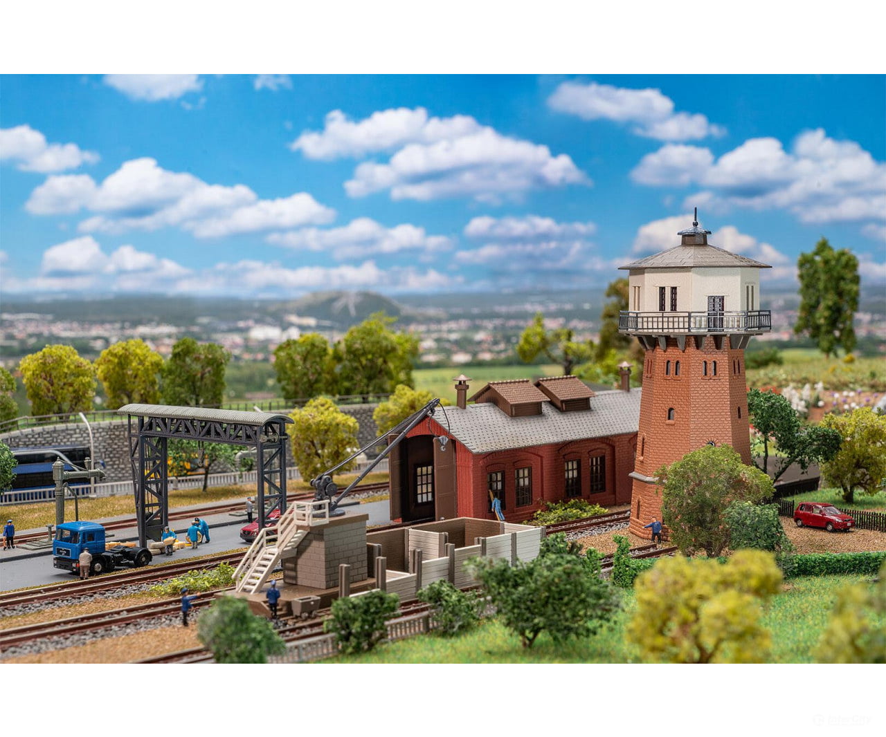 Faller 239008 N Railway Depot Promotional-Set Structures