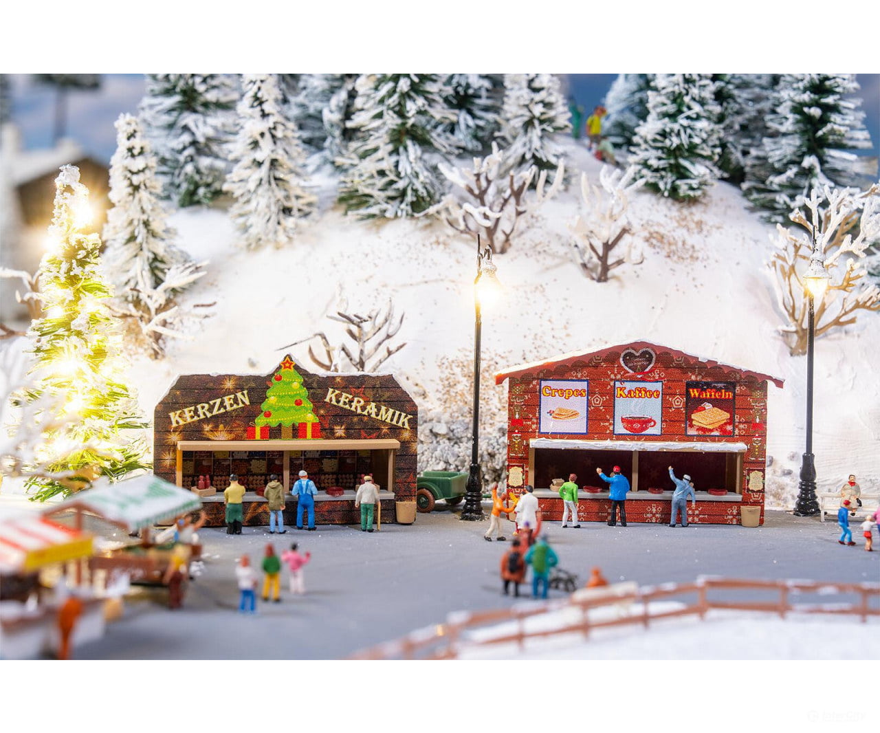 Faller 272021 N 2 Christmas market stalls - Structures