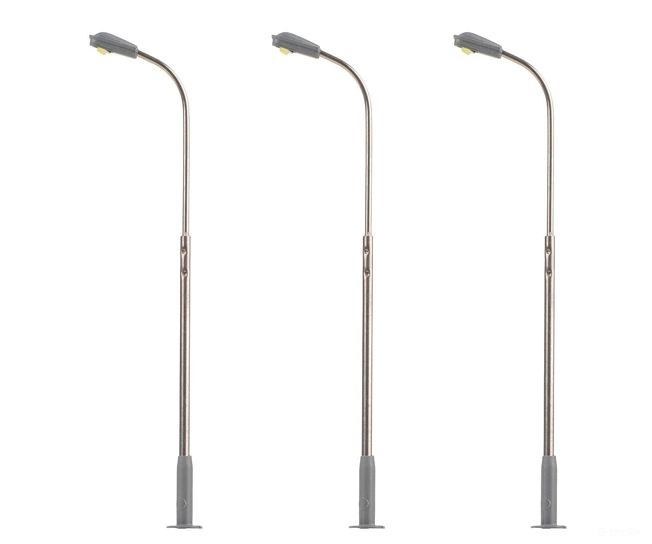 Faller 272120 N Led Street Lights Lampposts Cold White 3 Pieces Lights & Electronics
