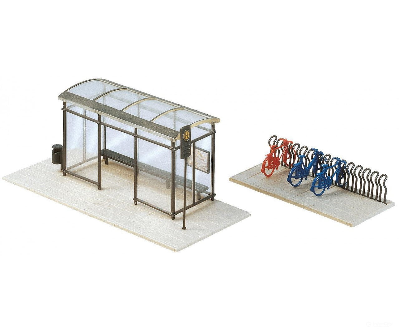 Faller 272543 N City Compact Stops Scenery Details