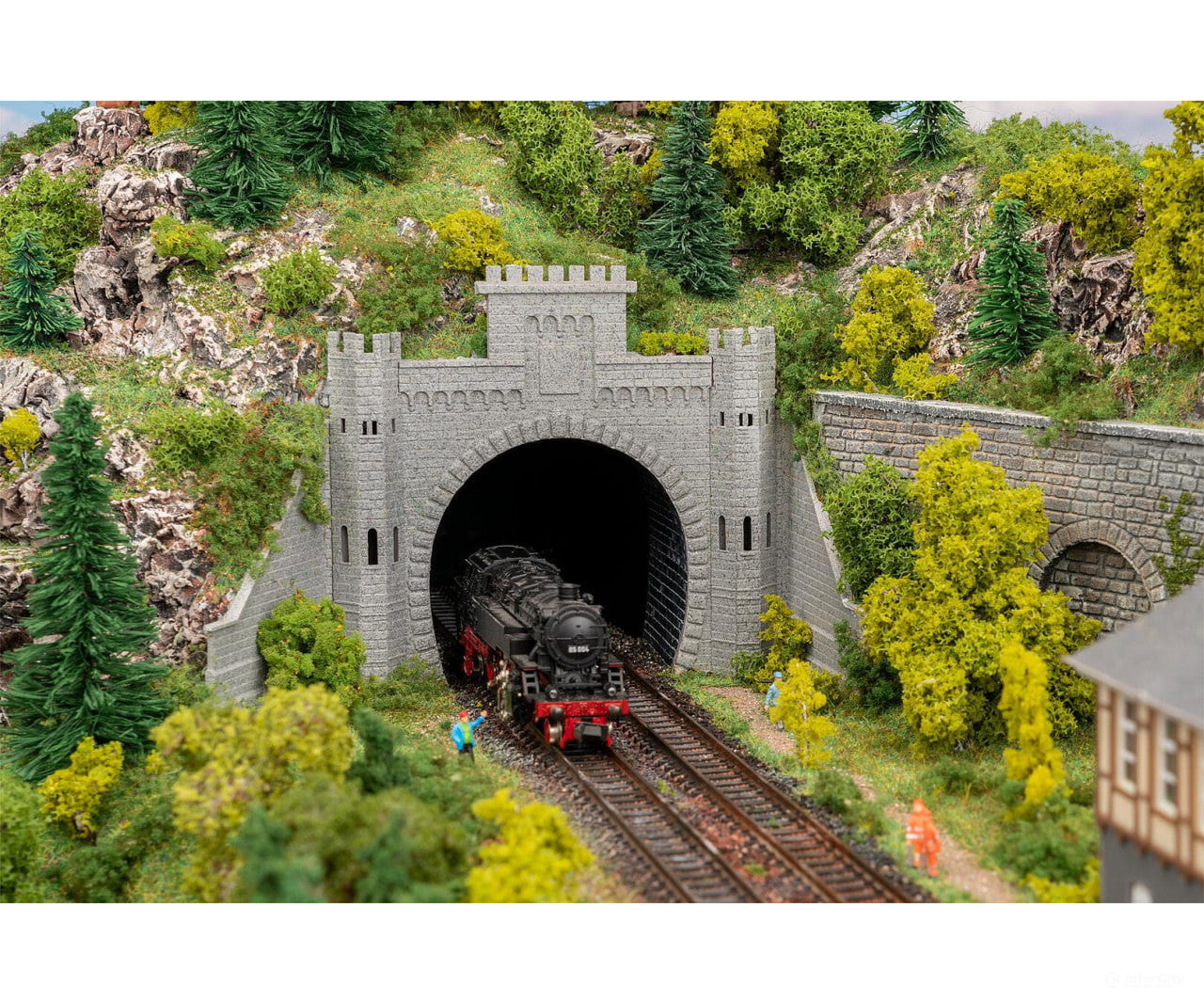 Faller 272589 N Tunnel Portal 2-Track Tunnels & Bridges