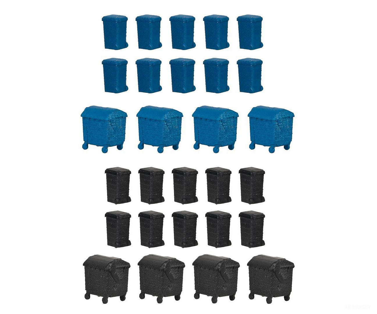 Faller 272919 N Waste Bin Set Scenery Details