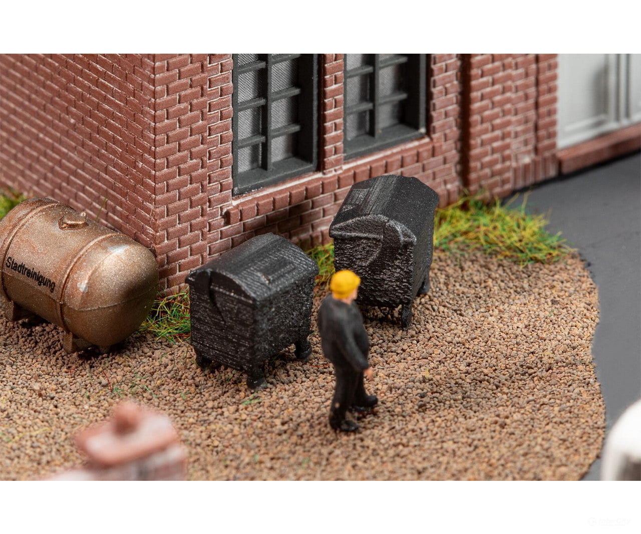 Faller 272919 N Waste Bin Set Scenery Details