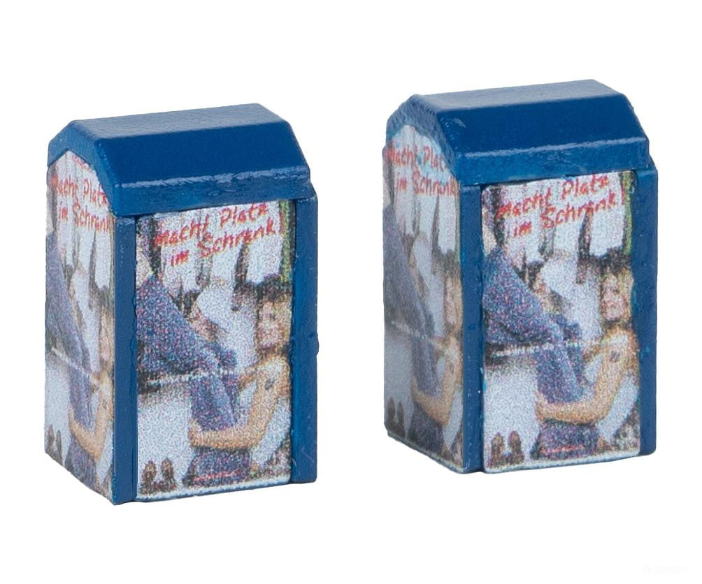 Faller 272927 N 2 Used clothing containers Scenery Details