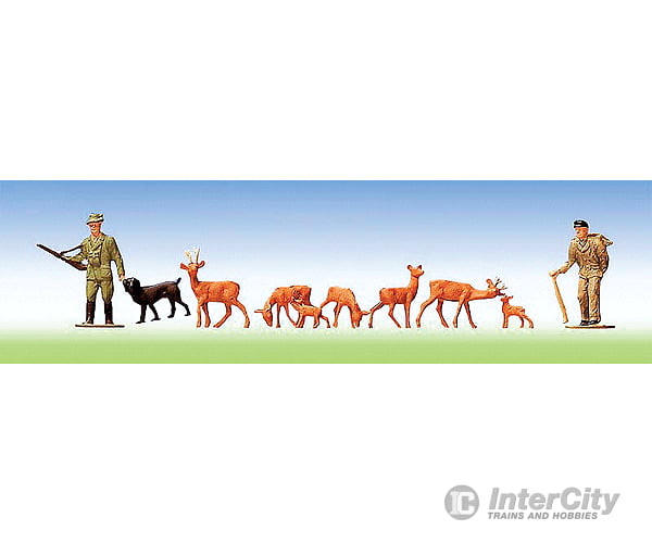 Faller Gmbh Ho 151024 Recreation -- Hunters/Lumbermen/Deer Figures