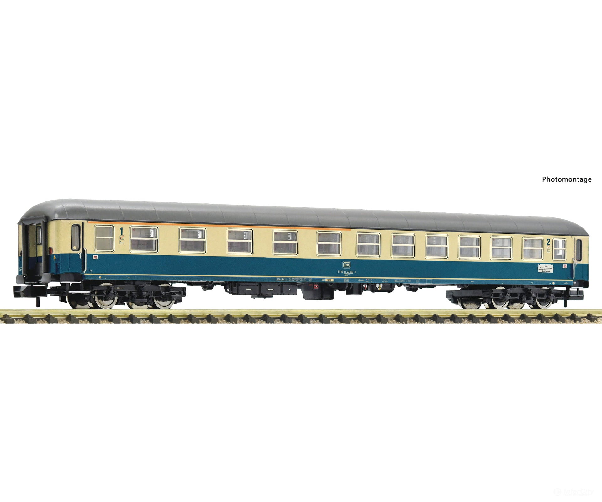 Fleischmann 6260034 N 1St/2Nd Class Express Train Coach Db Era 4 European Passenger Cars
