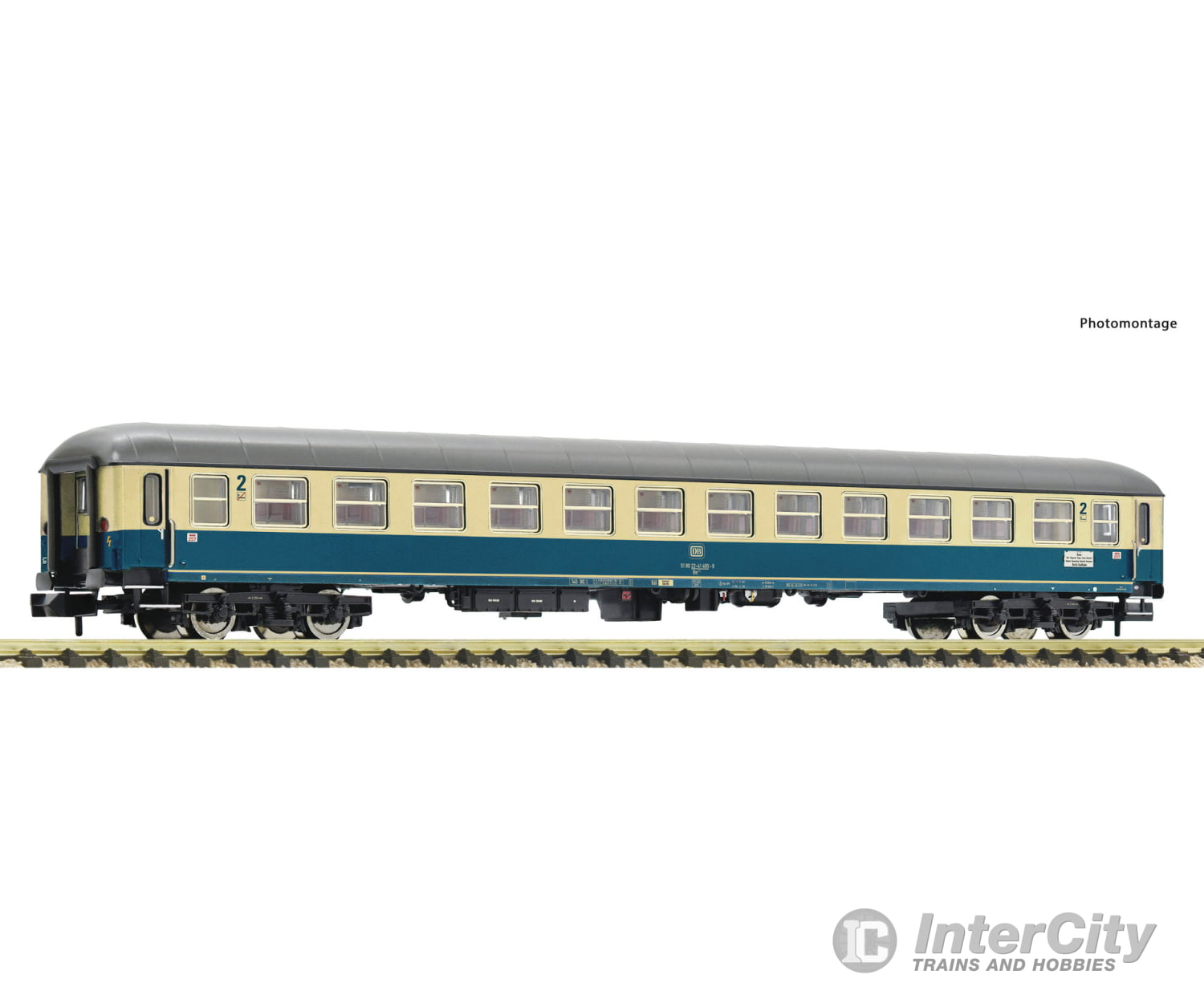 Fleischmann 6260035 N 2Nd Class Express Train Coach Db Era 4 European Passenger Cars