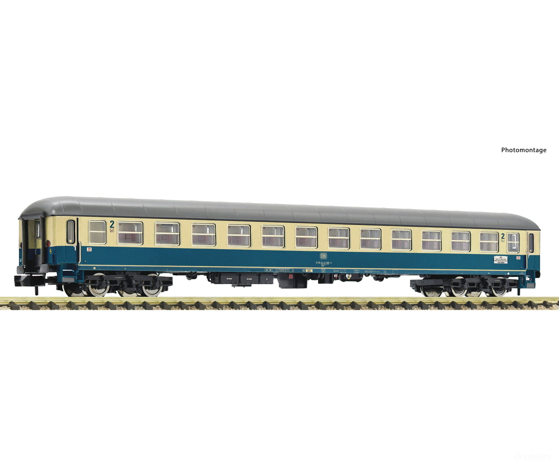 Fleischmann 6260036 N 2Nd Class Express Train Coach Db Era 4 European Passenger Cars