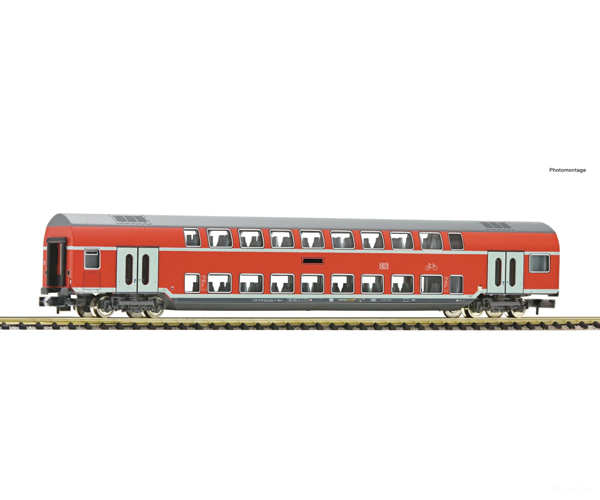 Fleischmann 6260080 N 2nd class double-deck coach DB AG European Passenger Cars