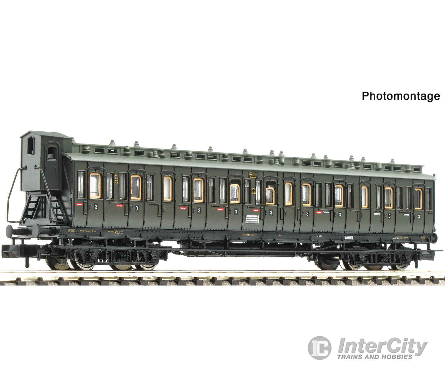 Fleischmann 6260102 N 3rd class compartment coach DRG European Passenger Cars