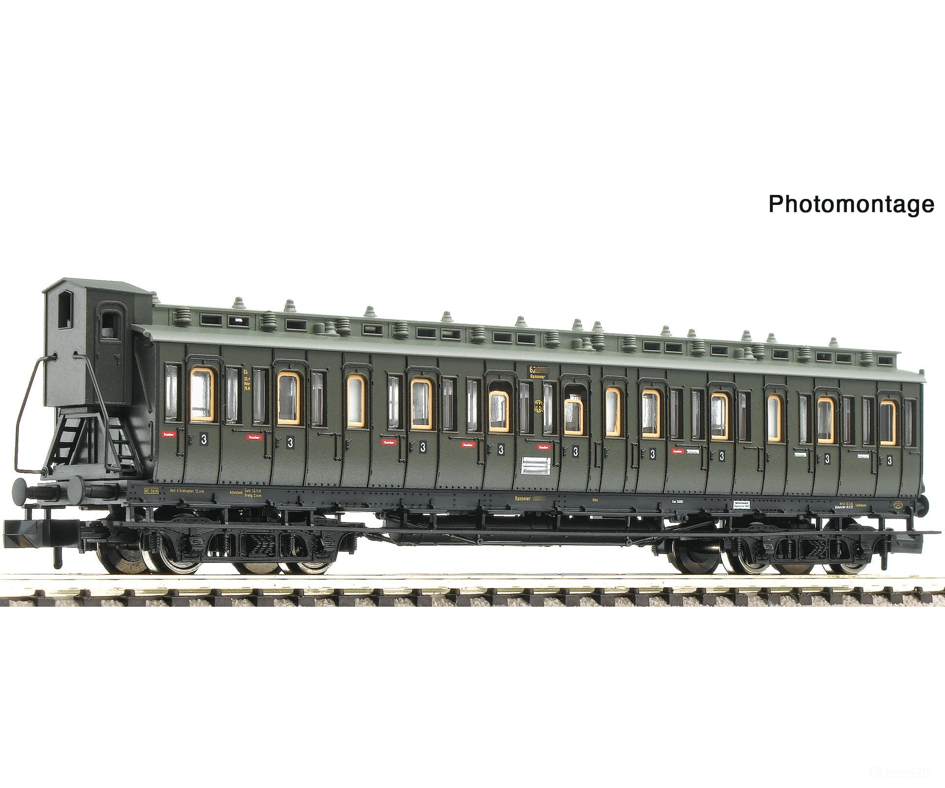 Fleischmann 6260102 N 3rd class compartment coach DRG European Passenger Cars