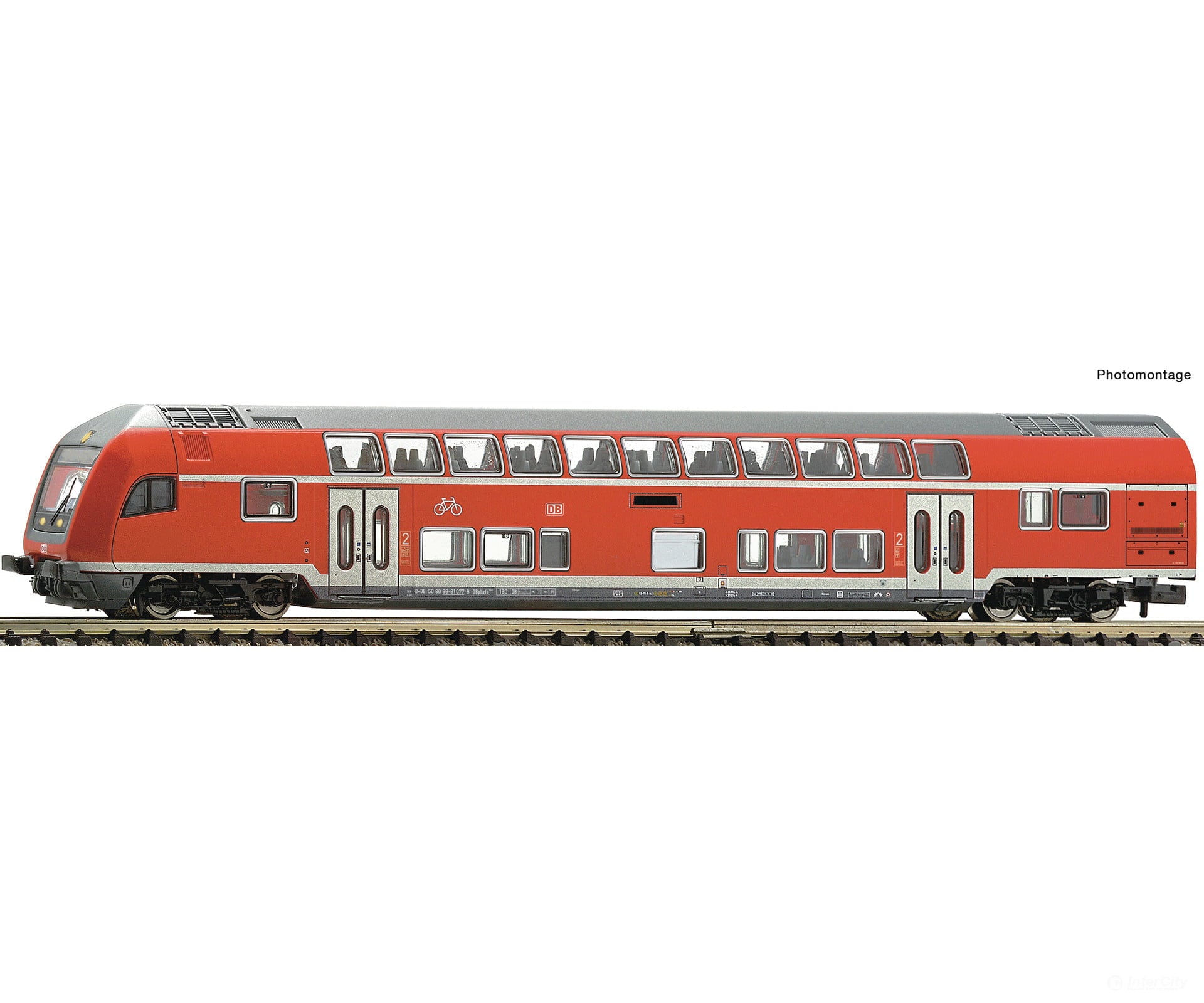 Fleischmann 6270082 N 2nd class double-deck control cab coach DB AG European Passenger Cars