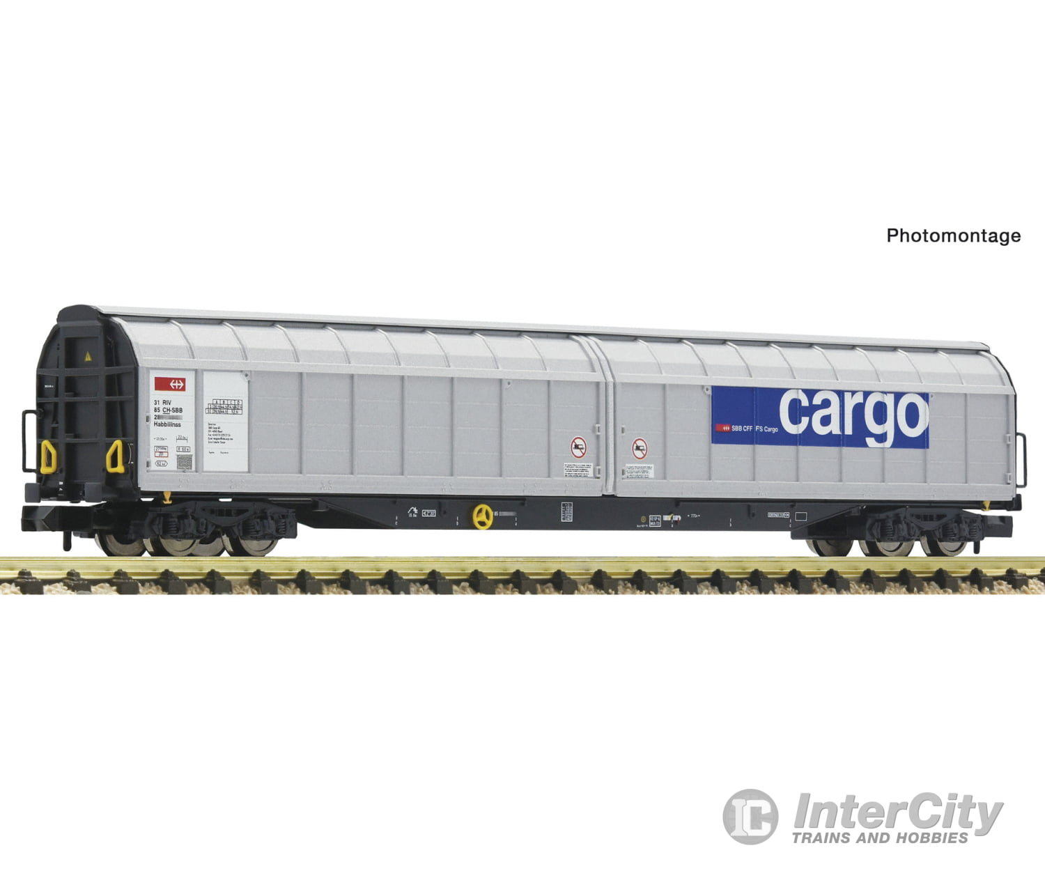 Fleischmann 6660064 N Large-Capacity Sliding-Wall Wagon Sbb Cargo Era 6 European Freight Cars