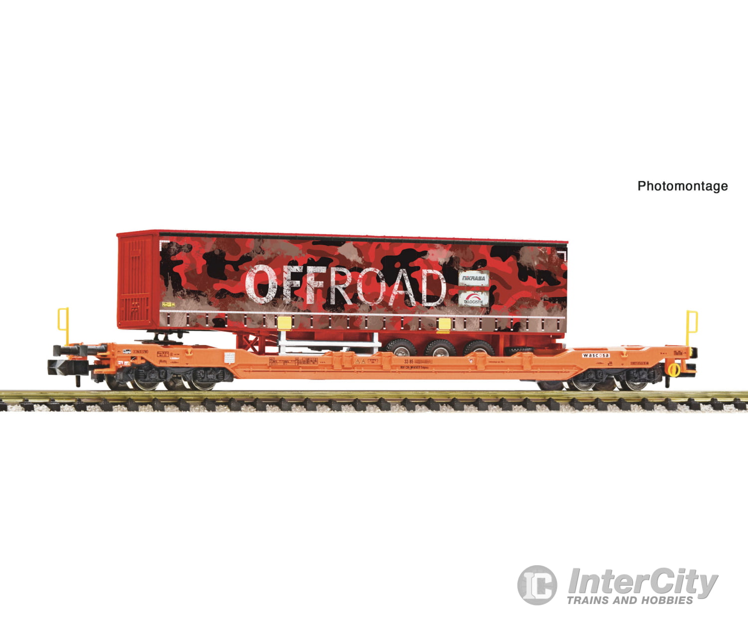 Fleischmann 6660084 N Pocket wagon T5 Wascosa European Freight Cars