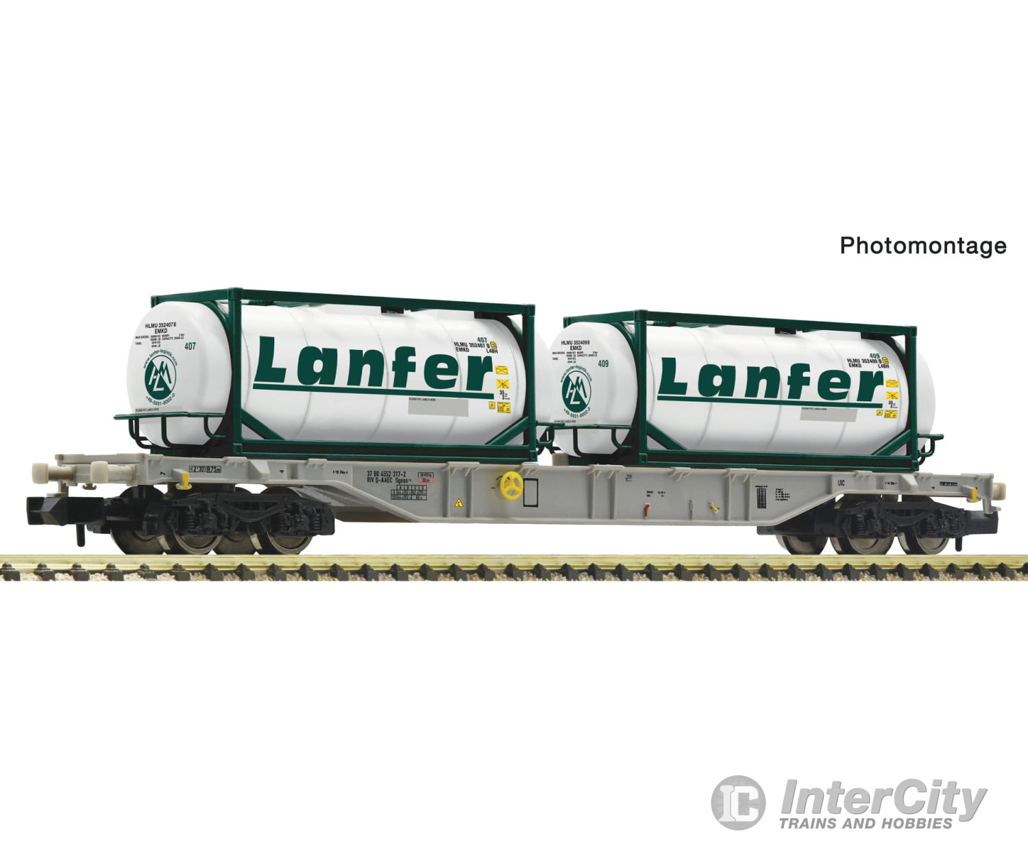 Fleischmann 6660088 N Container carrier wagon AAE European Freight Cars