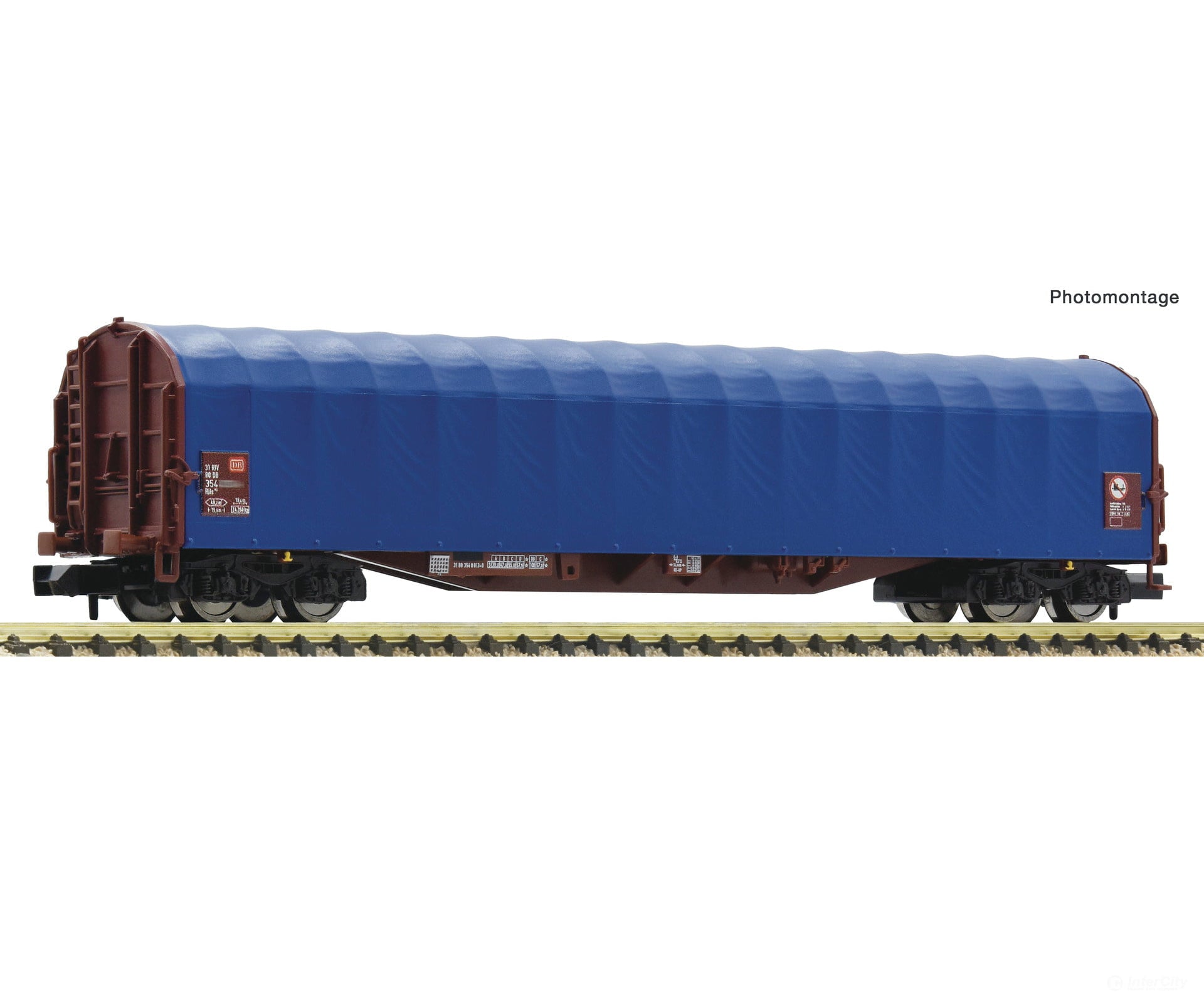 Fleischmann 6660113 N Slide Tarpaulin Wagon Db European Freight Cars