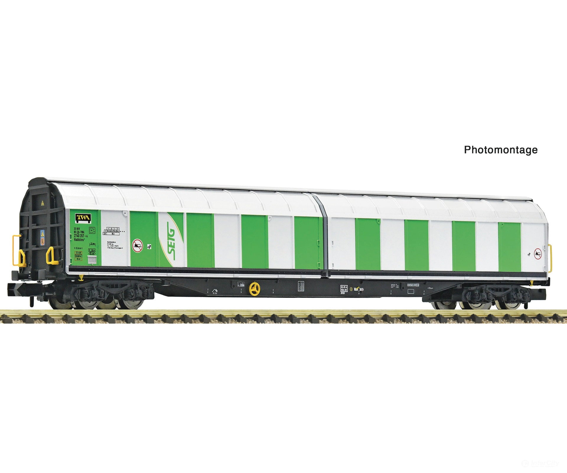 Fleischmann 6660121 N High Capacity Sliding Wall Wagon Setg European Freight Cars