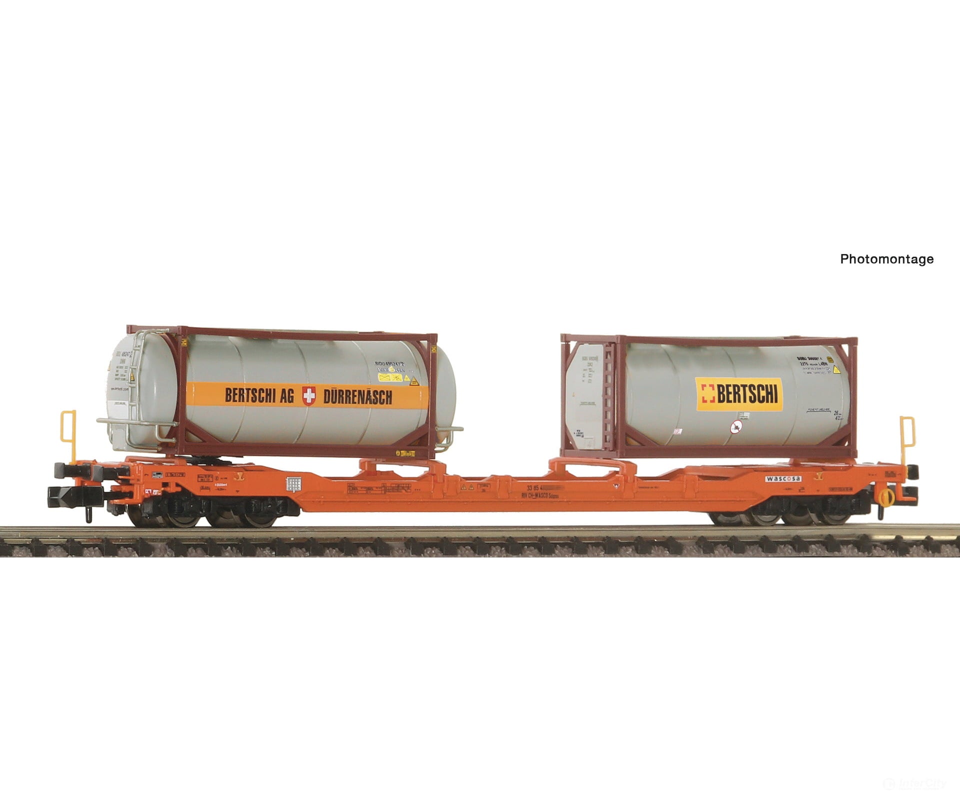 Fleischmann 6660136 N Pocket wagon T5 Wascosa European Freight Cars