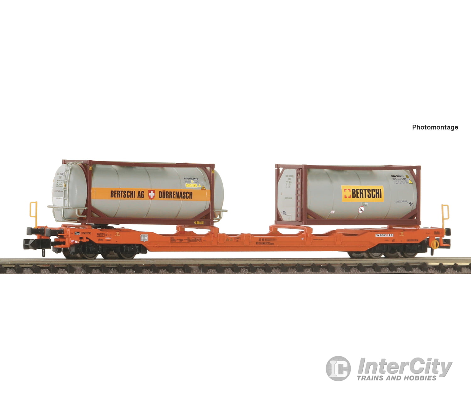 Fleischmann 6660136 N Pocket wagon T5 Wascosa European Freight Cars
