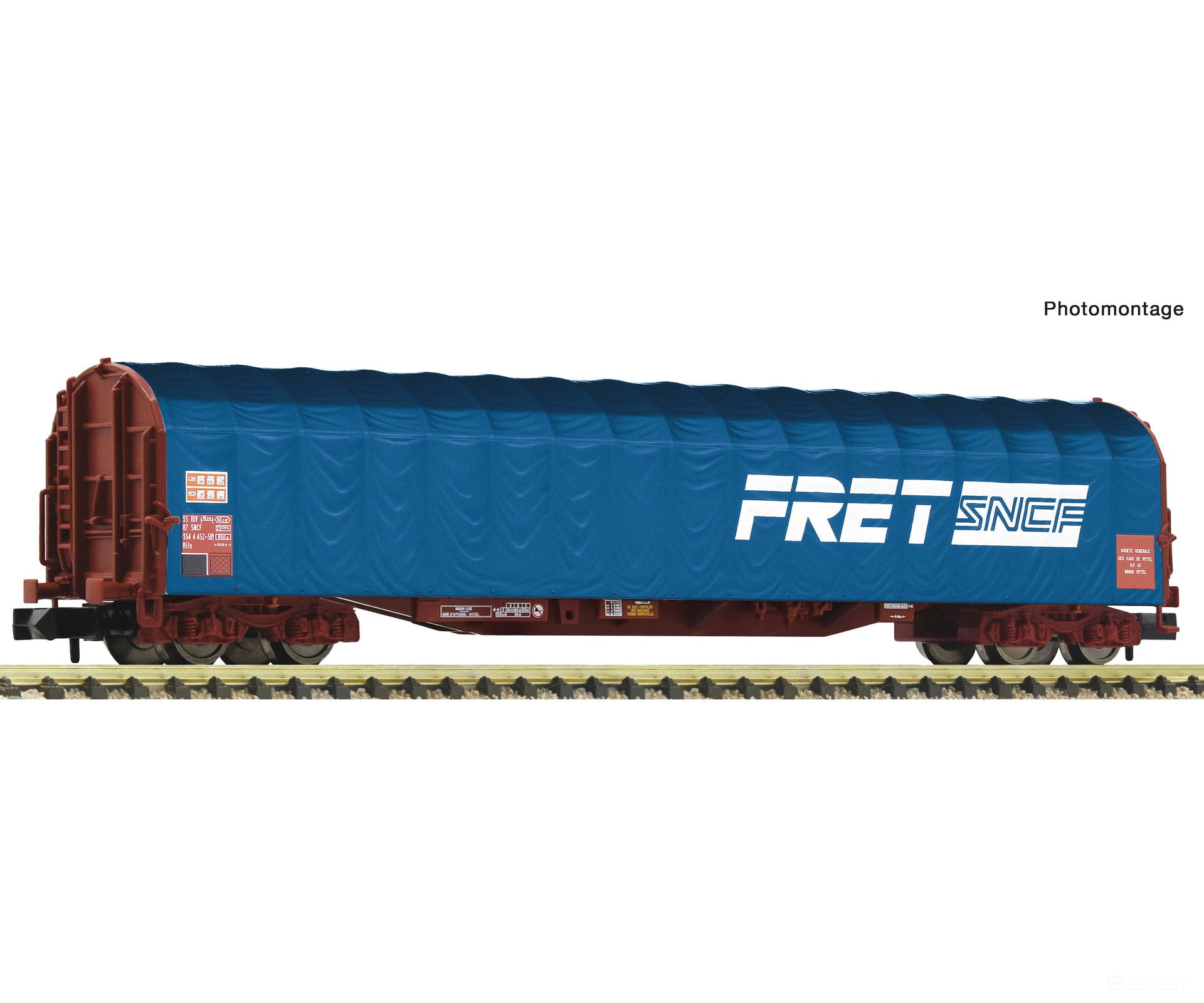 Fleischmann 6660144 N Slide tarpaulin wagon SNCF European Freight Cars