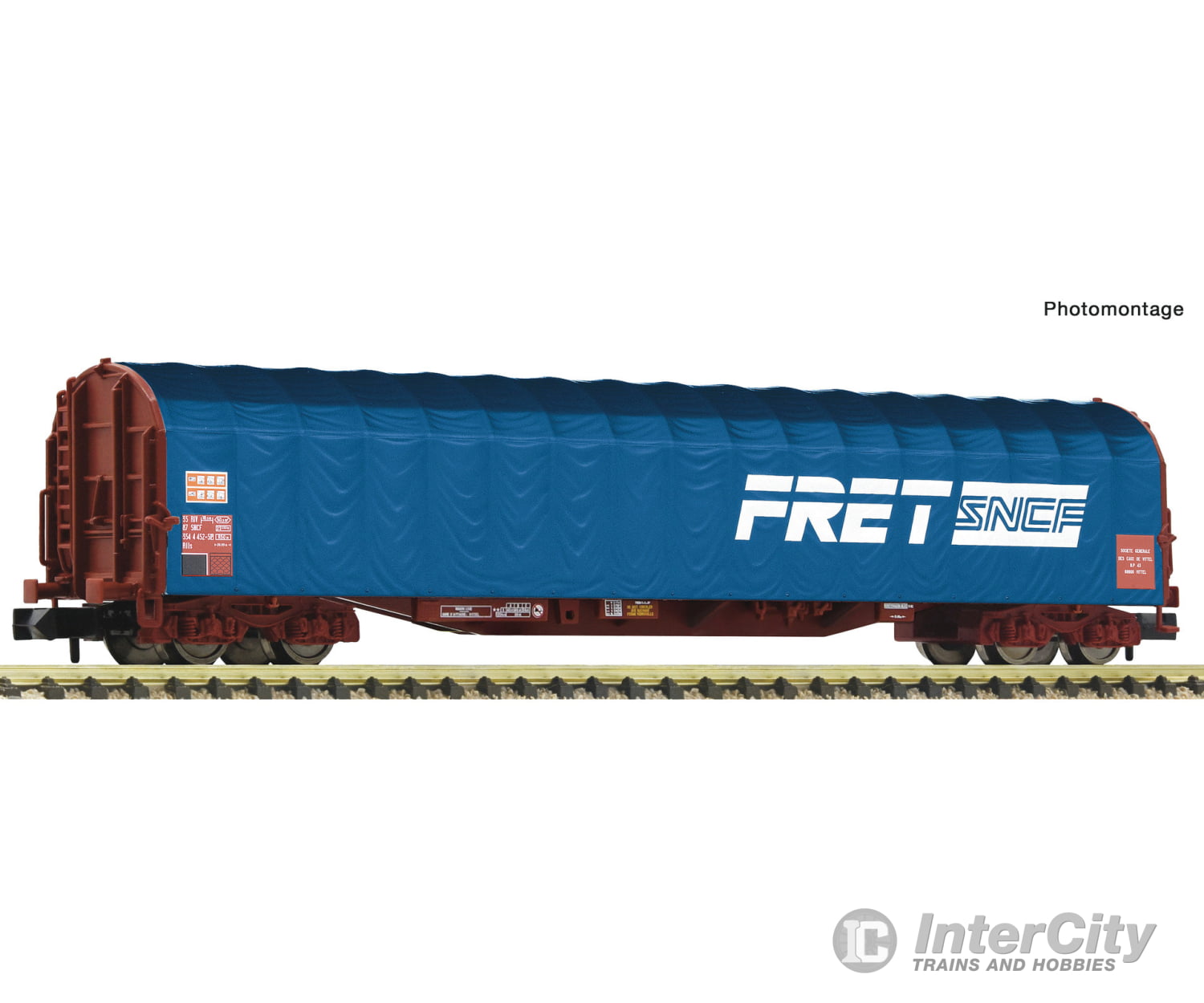 Fleischmann 6660144 N Slide tarpaulin wagon SNCF European Freight Cars