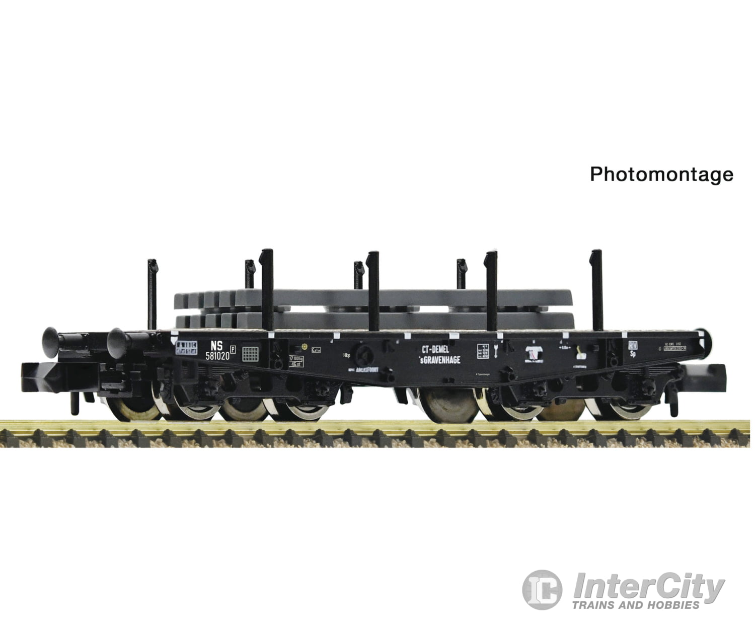 Fleischmann 6660162 N Heavy-duty flat wagon NS European Freight Cars