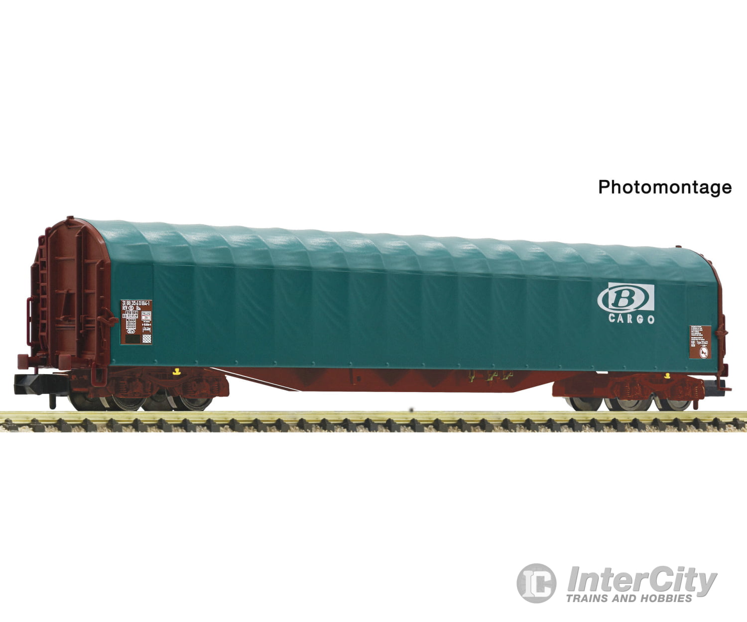 Fleischmann 6660164 N Sliding tarpaulin wagon SNCB European Freight Cars