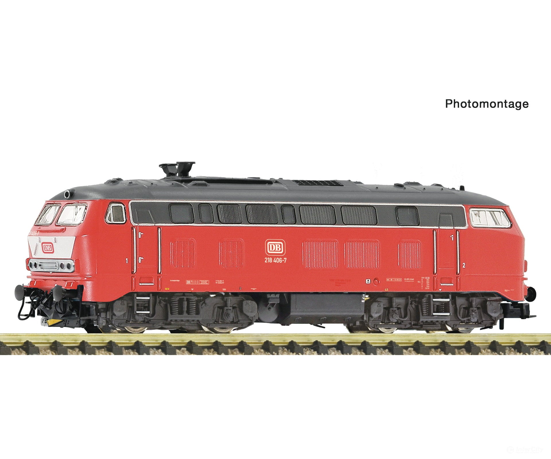 Fleischmann 7360034 N Diesel locomotive 218 406-7 DB AG DC Analog European Locomotives