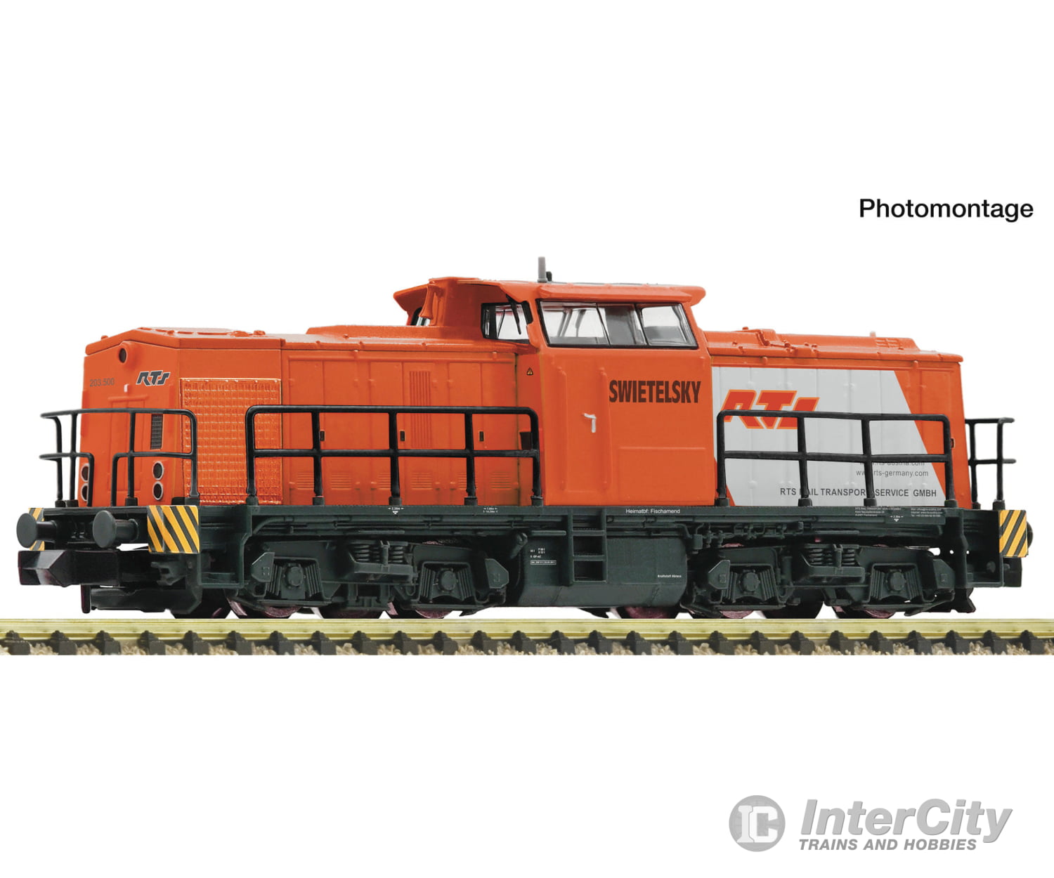 Fleischmann 7360035 N Diesel locomotive 203 500-4 RTS DC Analog European Locomotives