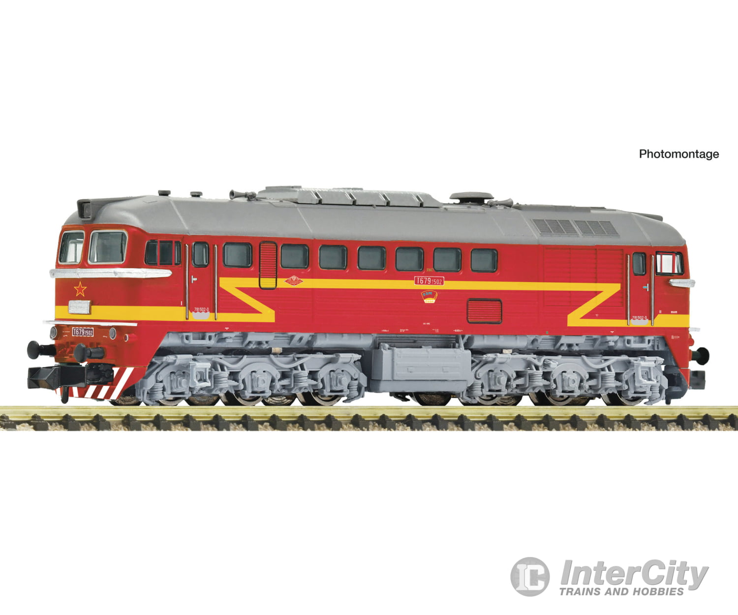 Fleischmann 7360037 N Diesel locomotive T 679 1502 CSD DC Analog European Locomotives