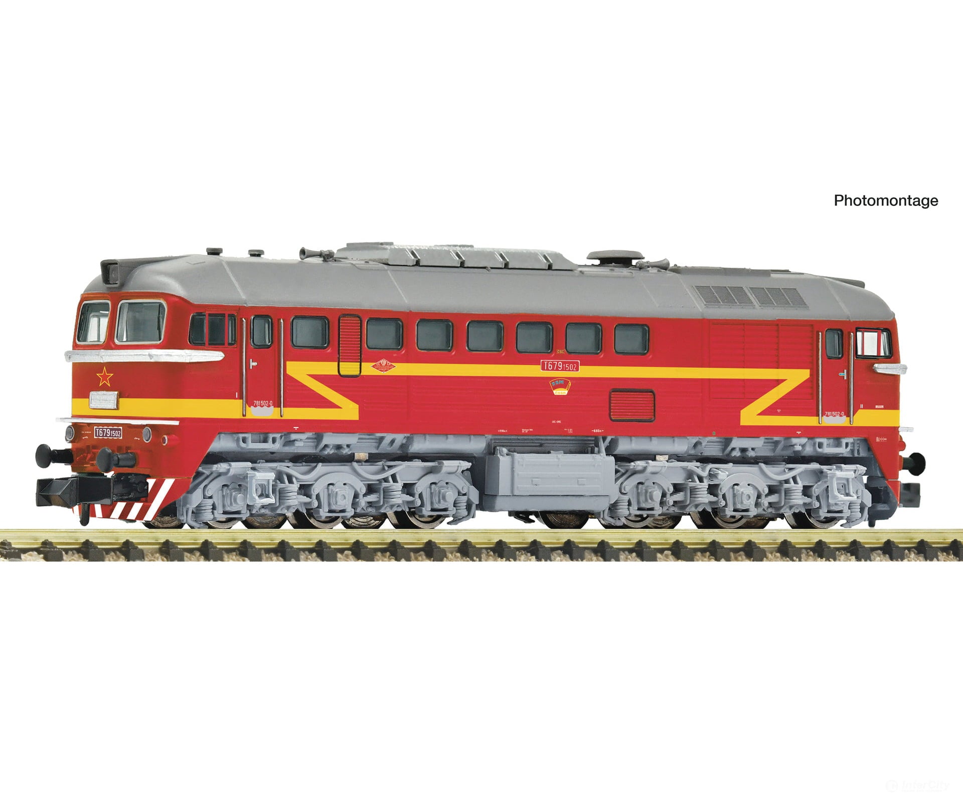 Fleischmann 7360037 N Diesel locomotive T 679 1502 CSD DC Analog European Locomotives