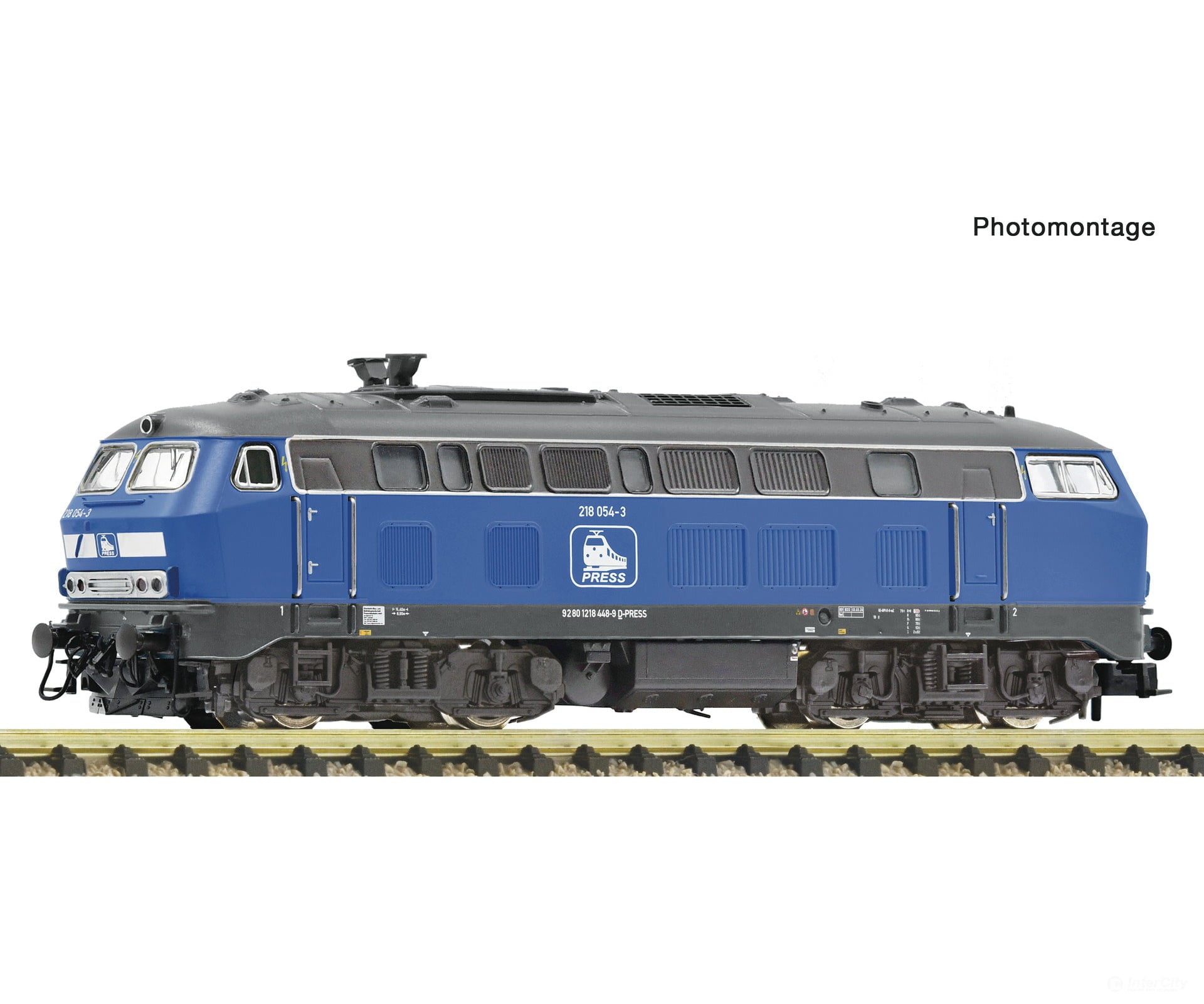 Fleischmann 7370022 N Diesel Locomotive 218 054-3 Press Dcc Digital Sound European Locomotives