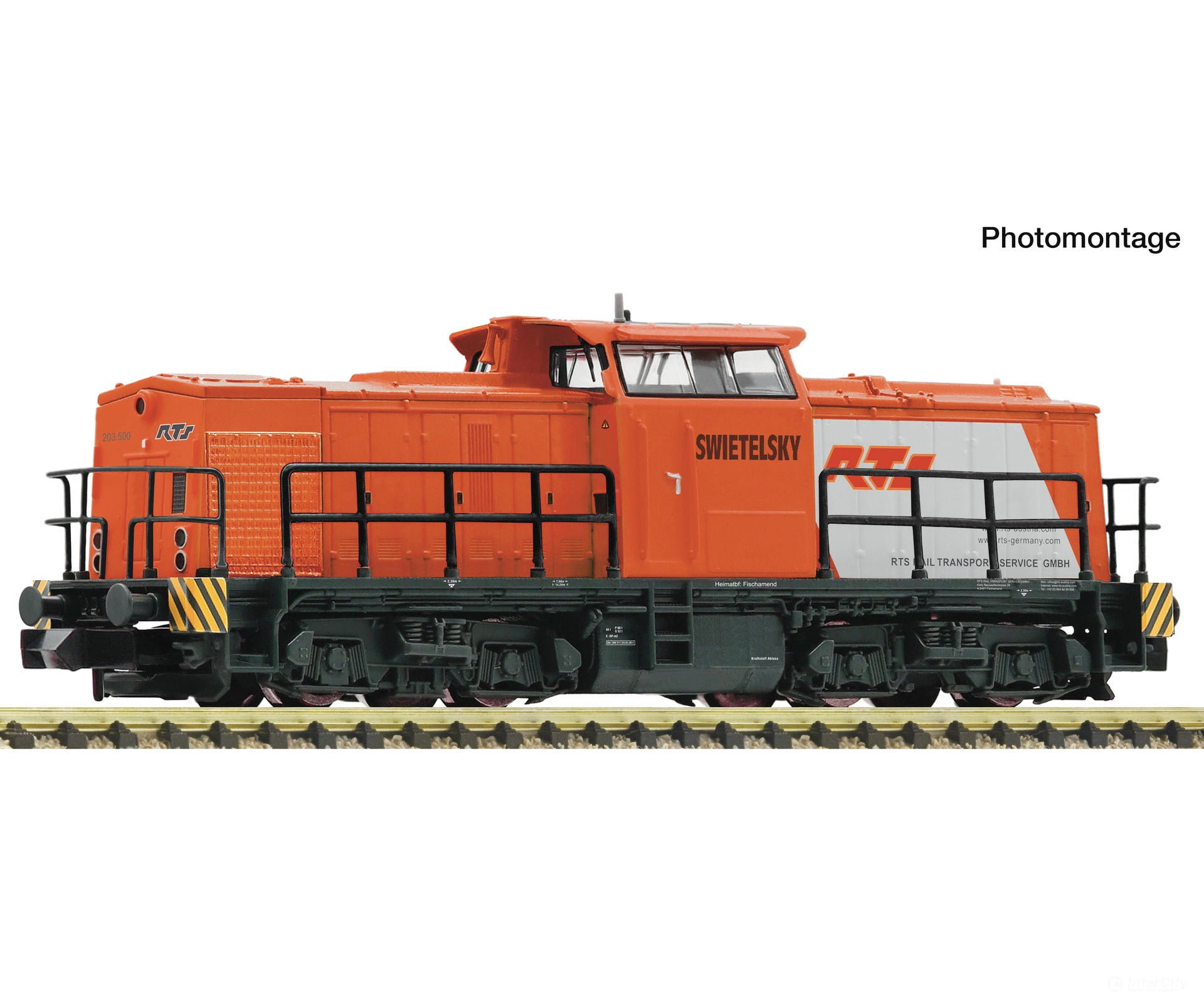 Fleischmann 7370035 N Diesel locomotive 203 500-4 RTS DCC Digital Sound European Locomotives